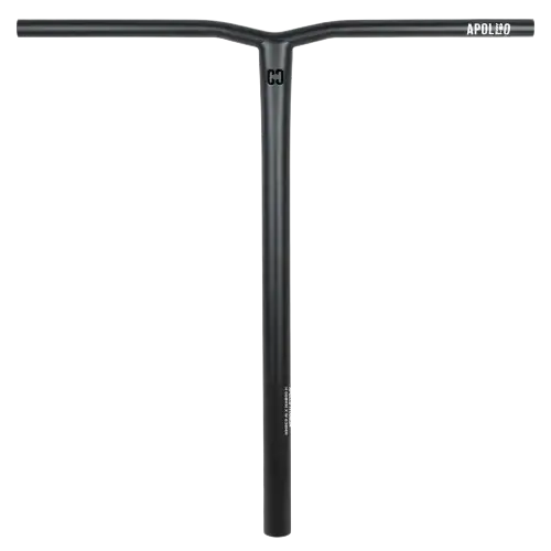 Guidon de trottinette freestyle Core Apollo V2 Titanium Noir vu de face