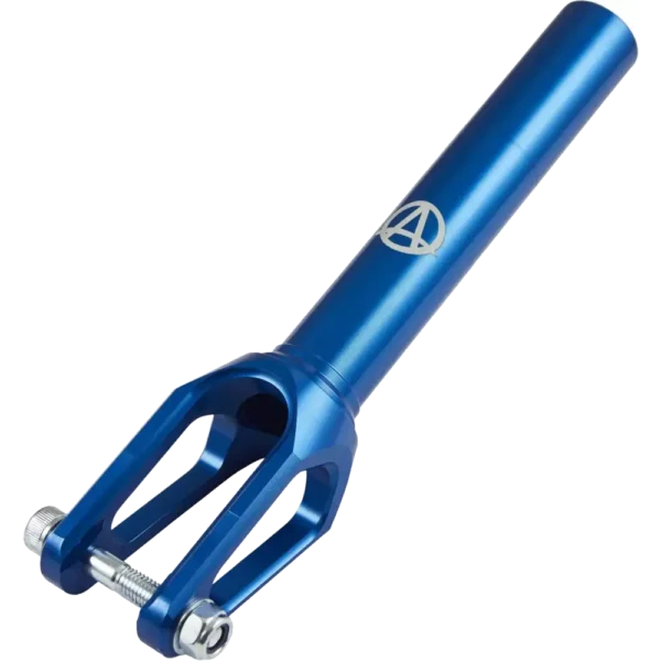 Fourche Apex Quantum Lite vu de face couleur bleu