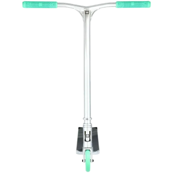 Trottinette Freestyle Core SL2 Chrome/Teal vu de face