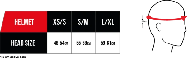 guide des tailles casques coreuk