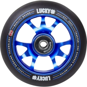 Roue Lucky Toaster 100mm Bleu