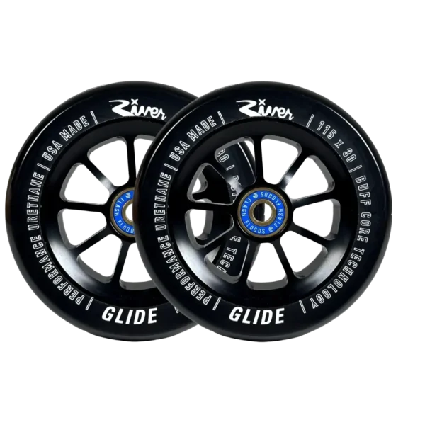 Roues River 115 Glide Noir