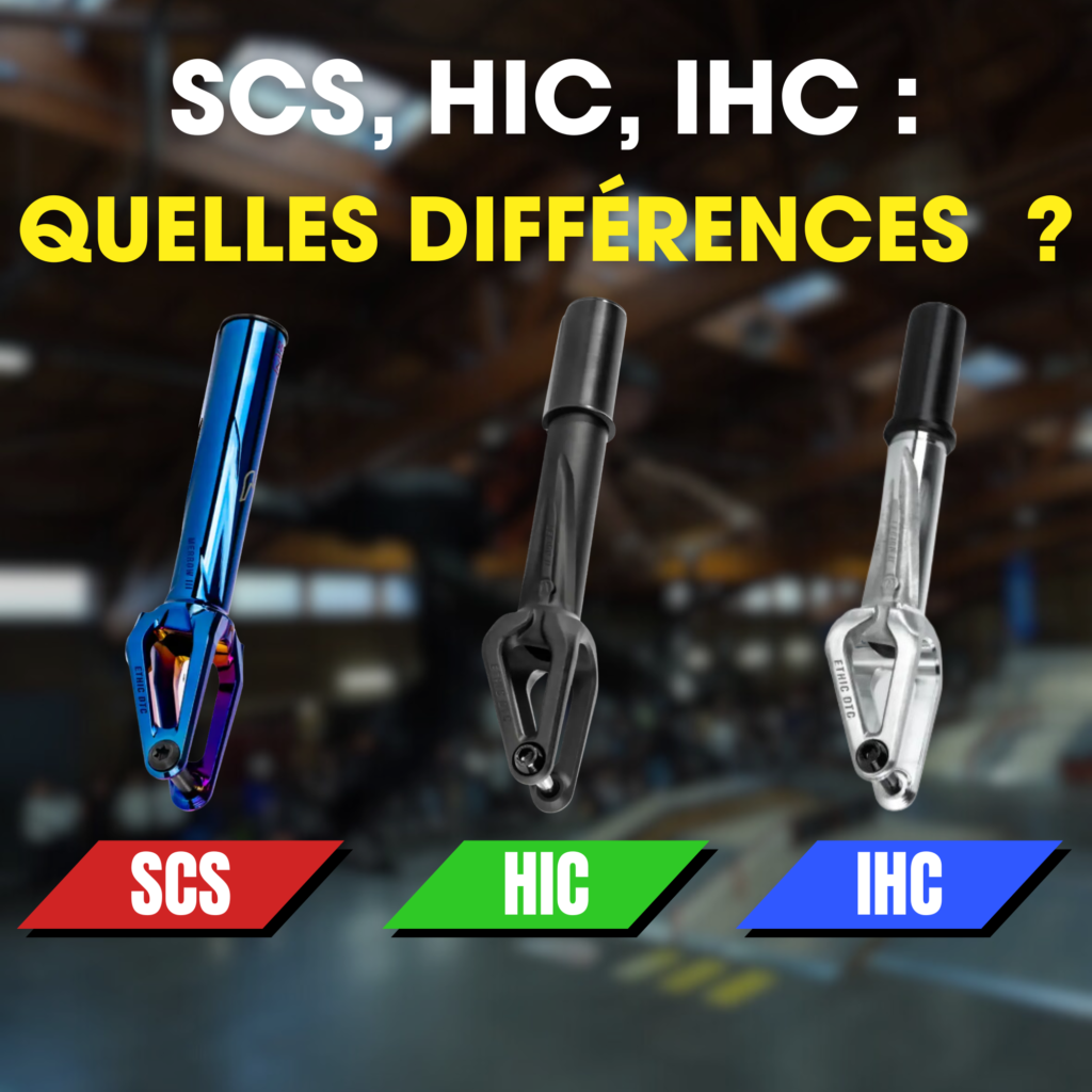 Compression SCS, HIC, IHC : quelles différences en trottinette freestyle ?