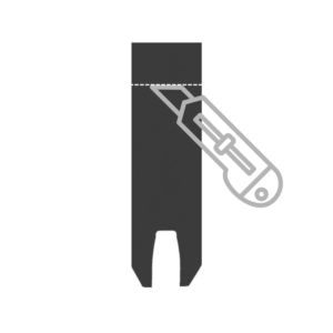 Découpe de griptape