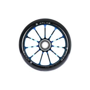 Roue Ethic DTC 115mm 12STD Bleu Chrome Face